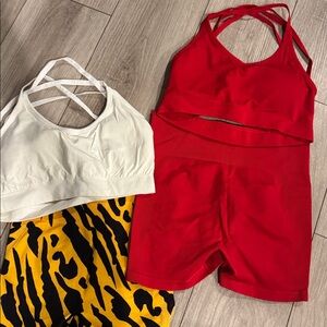 Sports Bra and Shorts Set